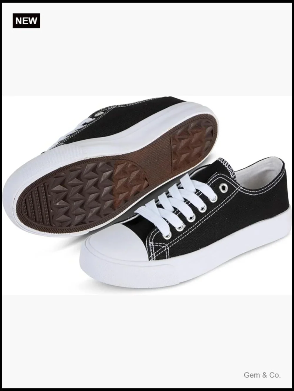 Canvas Sneakers Low Top Women's Lace Up Flat Casual Comfort Shoe